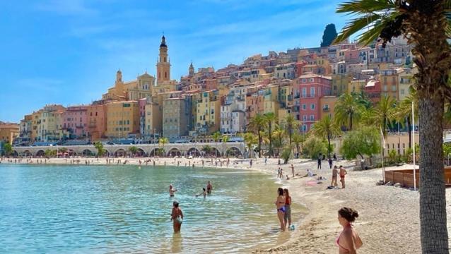 Menton # Monaco - F1 Gp - 4 Persons - Sea View - New - Parking - Clim - Premium - Beach And Sun Buitenkant foto