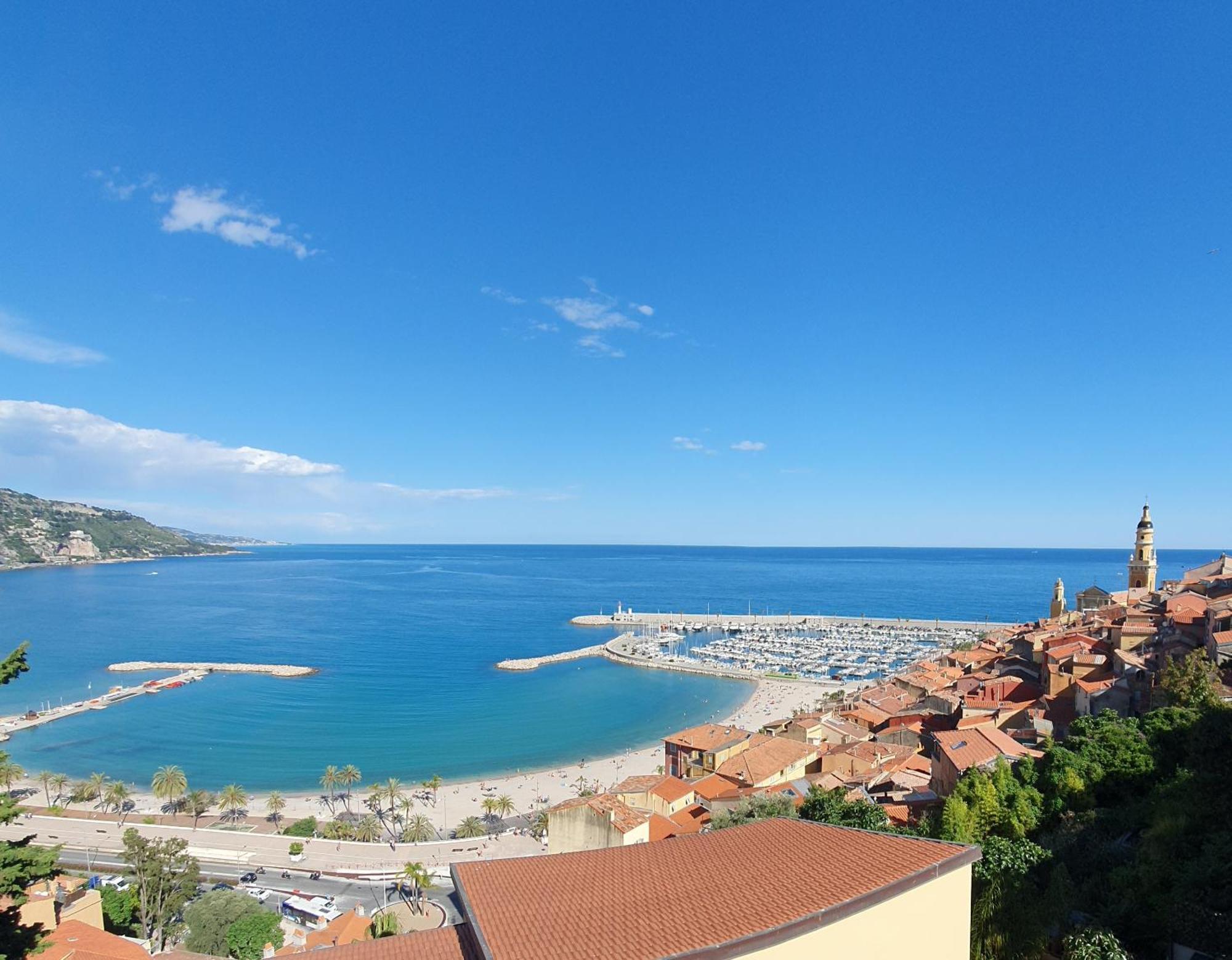 Menton # Monaco - F1 Gp - 4 Persons - Sea View - New - Parking - Clim - Premium - Beach And Sun Buitenkant foto